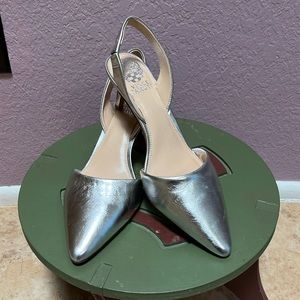 Dress Shoes-Heels-Silver